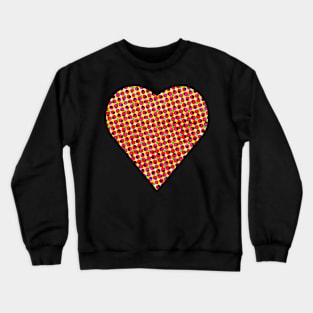 halftone heart Crewneck Sweatshirt